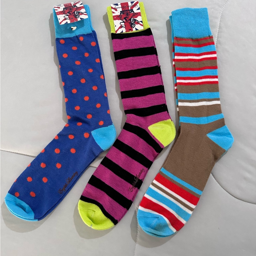 English Laundry Womens 3 Pair Knee High Socks Socks - Picture 3 of 3